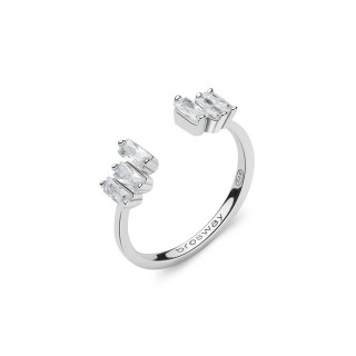 Stříbrný prstýnek Brosway Fancy Infinite White FIW17