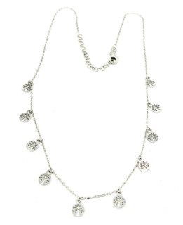 Dámský stříbrný náhrdelník s penízky 3113450001