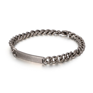 Ocelový náramek s destičkou WJHB414