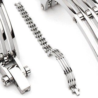 Ocelové náramky pro muže Spikes SESSB6829