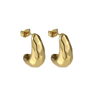 Ocelové náušnice slzy MESS78