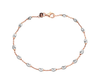 Pozlacený stříbrný náramek 306966