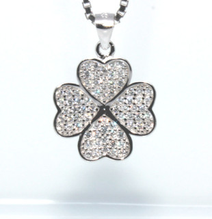 Stříbrný čtyřlístek pro štěstí 305823