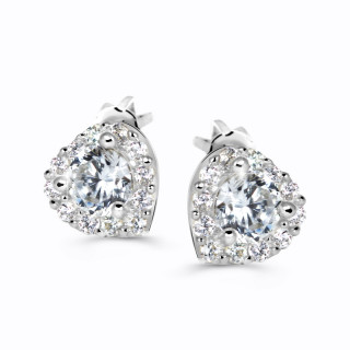 Náušnice z bílého zlata s brilianty DZ60231-30-00-X-2