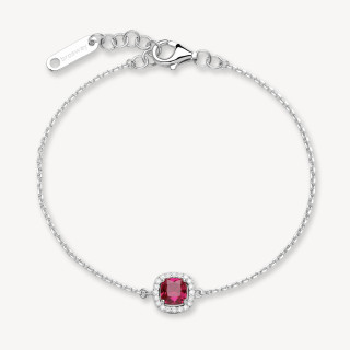 Stříbrný náramek s kamínky Brosway Fancy Passion Ruby FPR133