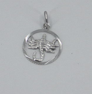 Přívěsek se znamením Štír stříbrný 3035800011