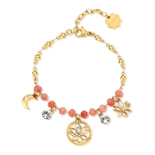 Pozlacený dámský náramek Brosway Chakra BHKB137