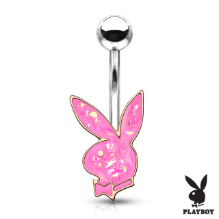 Piercing do břicha Playboy 006RD-P
