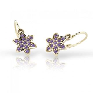 Náušnice pro miminko Cutie C2206Z-Amethyst