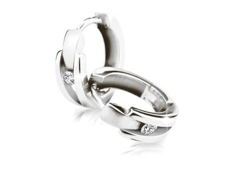 Náušnice z bílého zlata kroužky Z64841-2023-80-00-X-2