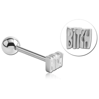 Piercing do jazyku SEBLSC76 - BITCH