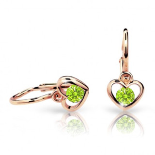 Náušnice pro miminka Cutie C1943R-Peridot Green