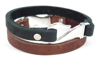 kožené náramky na ruku Bandito 035