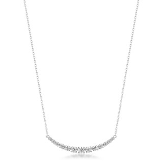 Náhrdelník ze stříbra se zirkony Brosway Fancy Infinite White FIW149