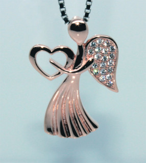 Stříbrný přívěsek andělíček 308316