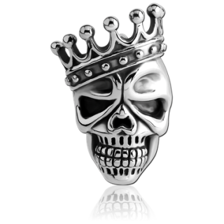 Přívěsek na krk z chirurgické oceli lebka SESCPE266