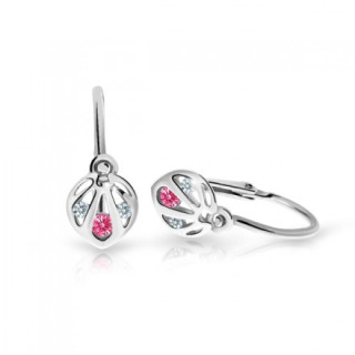 Náušnice pro miminka Cutie C2265B-Tcf Red