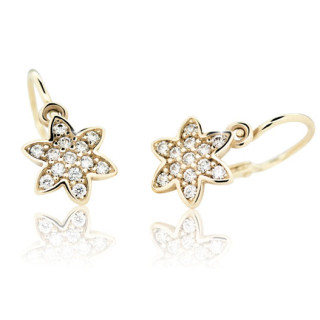 Dětské náušnice Cutie C2206Z CZ White