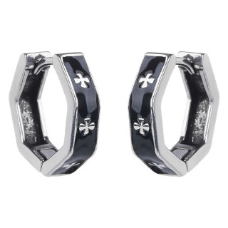 Stylové náušnice z chirurgické oceli WJHE1279