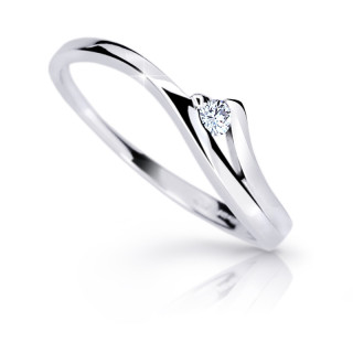 Prsten z bílého zlata s briliantem Z6818-1718