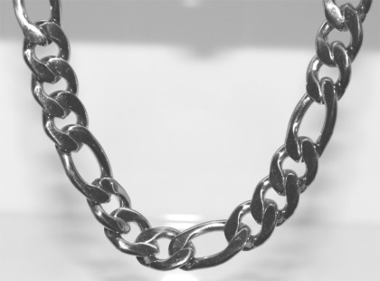 Pánský řetízek z chirurgické oceli figaro WJHN81N