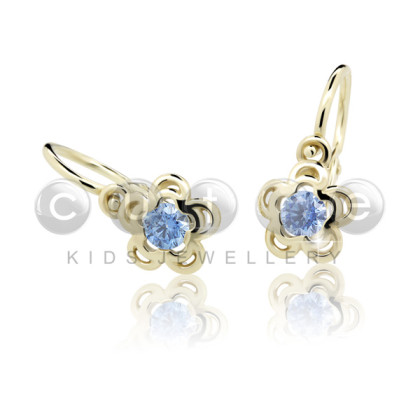 náušničky pro miminko Cutie Jewellery C2204Z Arctic Blue