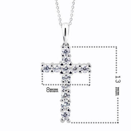 Přívěsek křížek ze zlata Z6010Z