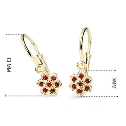 Dětské naušničky ze žlutého zlata Cutie Jewellery C2746Z