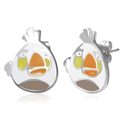 Ocelové náušnice Angry Birds SESSE0111
