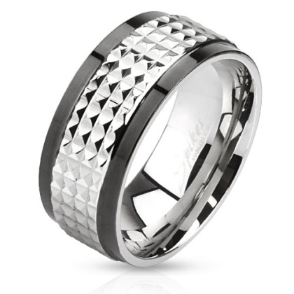 Ocelový prsten 2859