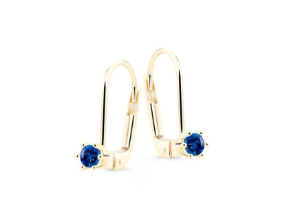 Visací zlaté náušnice Z8012Z8012-55-10-X-1