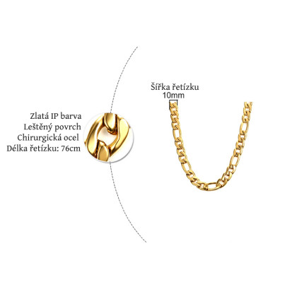 Řetízek chirurgická ocel JCFNC386G