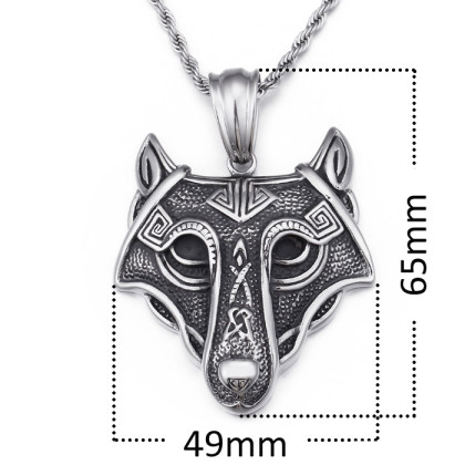 Vlčí hlava na krk WJHC296