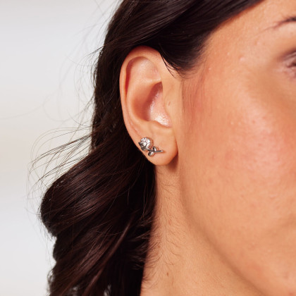 Ocelové náušnice pecky Brosway Chakra BHKE198