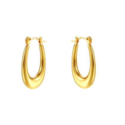 Ocelové náušnice zlaté WJHE1103GD