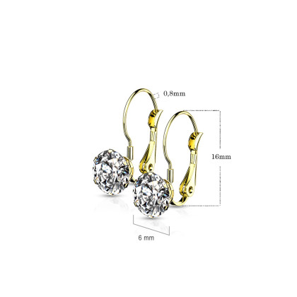 Ocelové náušnice 3926