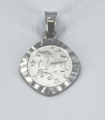 Přívěsek se znamením lva stříbrný 307877004