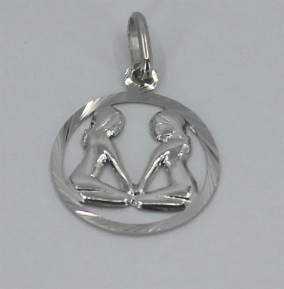 Přívěsek se znamením Blíženec stříbrný 3035750011