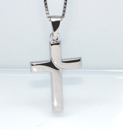 Přívěšek křížek stříbrný 302024