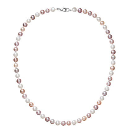 Perlový náhrdelník z říčních perel 822004.3/9260B multi