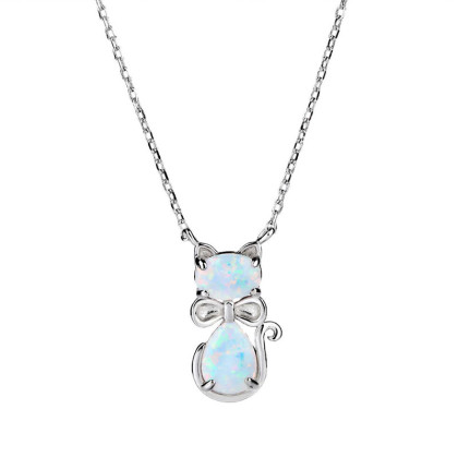 Náhrdelník s opálem kočička 3115060002