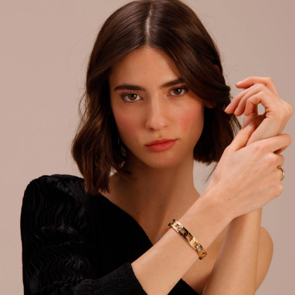 Dámský pozlacený náramek z chirurgické oceli Brosway With You BWY20