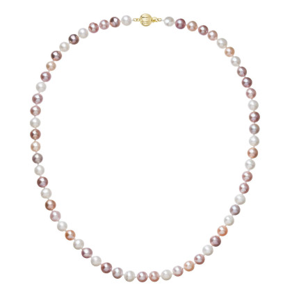 Perlový náhrdelník z říčních perel 922004.3/9272A multi