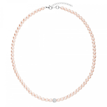 Perlový náhrdelník z umělých perel 32063.3 růžová