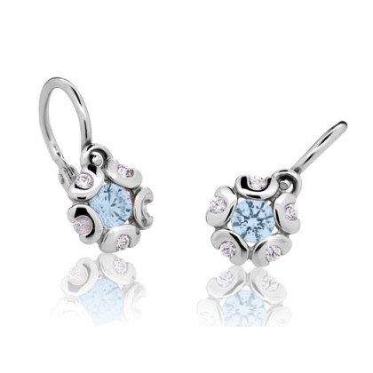 Náušničky pro miminko Cutie Jewellery C2178B Arctic Blue