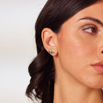 Náušnice z chirurgické oceli pecky Brosway Chakra BHKE198