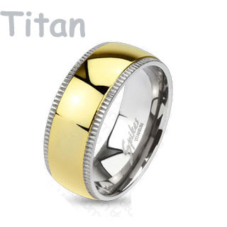 snubní prsteny titanové 4378