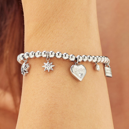 Náramek se zirkony Brosway Chakra BHKB167 - Sestry