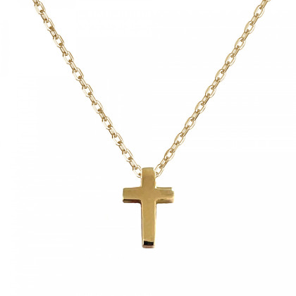 Jednoduchý náhrdelník křížek 92A00021