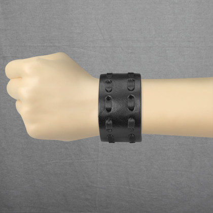 Náramek z kůže SESL0217-BK